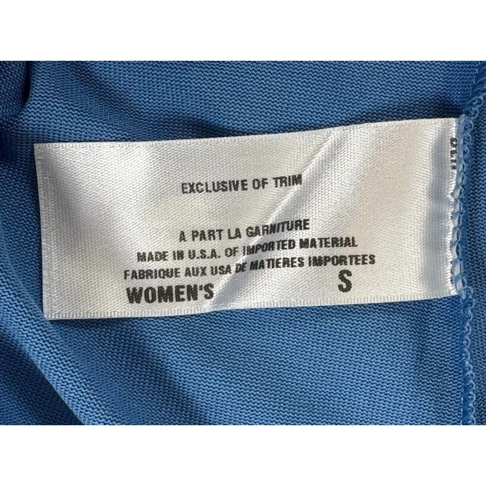 Patagonia Performance Base Layer Capilene Women's S Blue Geometric Long Sleeve